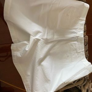 Never worn white shorts